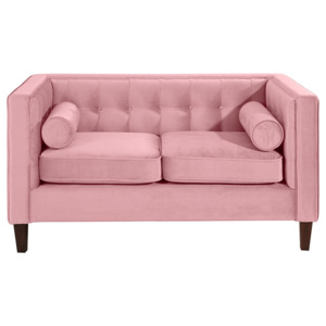 Różowa sofa dwuosobowa Max Winzer Jeronimo