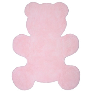 Różowy dywan dziecięcy Nattiot Little Teddy, 80x100 cm