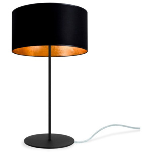 Czarno-złota lampka stołowa Sotto Luce MIKA M 1T