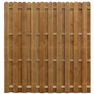 Płot ogrodowy panelowy 170x170 cm z drewna sosnowego