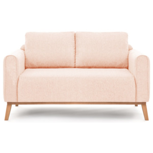 Różowa sofa 2-osobowa Vivonita Milton