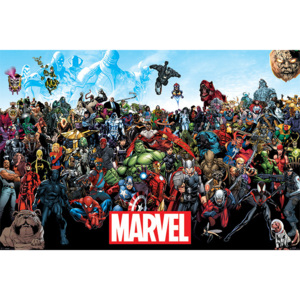 Plakat, Obraz Marvel - Universe, (91,5 x 61 cm)