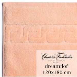 Christian Fischbacher Ręcznik kąpielowy duży 120 x 180 cm łososiowy Dreamflor®, Fischbacher