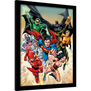 Oprawiony Obraz Dc Comics - Justice League Heroic