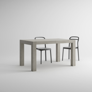 Stół rozkładany w kolorze betonu MobiliFiver Iacopo, dł. 140-220 cm