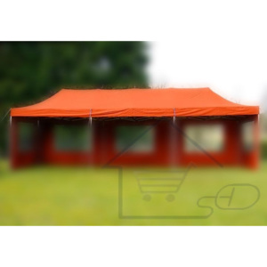 Dach do pawilonów ogrodowych 3x9m automatycznych - pomarańczowy, terakota