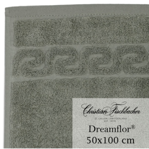 Christian Fischbacher Ręcznik 50 x 100 cm zielonoszary Dreamflor®, Fischbacher