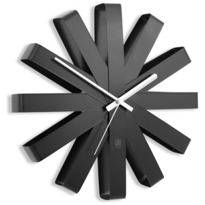 Zegar ścienny Umbra Ribbon 30 cm czarny