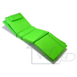 Wysokiej jakości poduszka na leżak zielona 2 sztuki