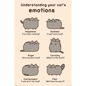 Plakat, Obraz Pusheen - Cats Emotions, (61 x 91,5 cm)
