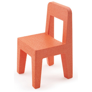 Pomarańczowe krzesło dziecięce Magis Seggiolina Pop