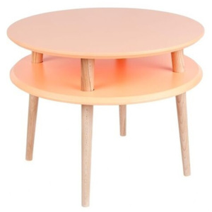 Pomarańczowy stolik Ragaba UFO Ø 57 cm