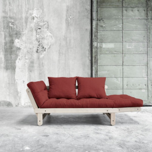 Sofa rozkładana Beat Beech/Passion Red