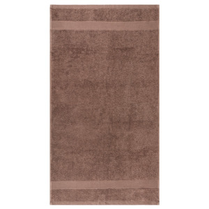 Ręcznik Olivia brązowy, 50 x 90 cm