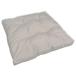 Tapicerowana poduszka do siedzenia, biały piasek 80 x 10 cm