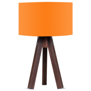 Lampa stołowa z pomarańczowym abażurem Kate Louise Kahve