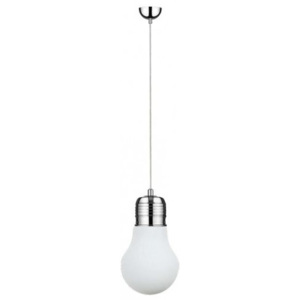 Bulb lampa wisząca 1-punktowa chrom/biała 2820102