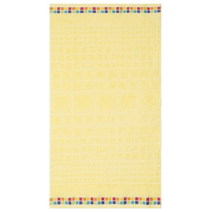 Night in Colours Ręcznik kąpielowy Mozaik żółty, 70 x 130 cm