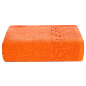 Pomarańczowy ręcznik bawełniany Kate Louise Pauline, 50x90 cm