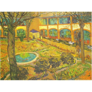 Reprodukcja Garden of the Hospital in Arles, Vincent van Gogh, (30 x 24 cm)