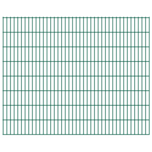Panele ogrodzeniowe 2D, 2008x1630 mm, 6 m, zielone