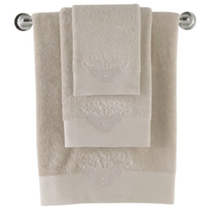 Luksusowy ręcznik kąpielowy MELIS 85x150cm Cappuccino