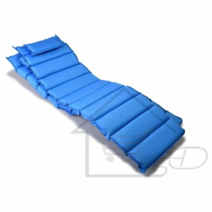 Poduszka na leżak niebieska