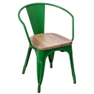 Krzesło Paris Wood jesion - inspirowane proj. Tolix