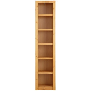 Biblioteczka z drewna sosnowego Støraa Bailey, 47x213 cm