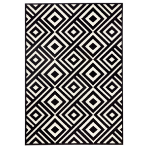 Czarno-biały dywan Hanse Home Art, 70x140 cm