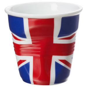 REVOL Kubeczek do cappuccino 180 ml z brytyjską flagą Froissés
