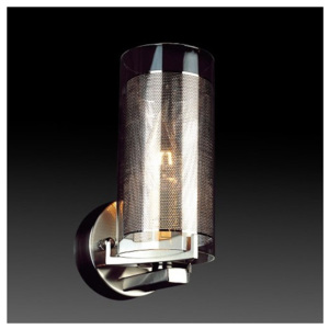 Kinkiet LAMPA ścienna VICKY MB0161-1 Italux OPRAWA tuba chrom przezroczysta
