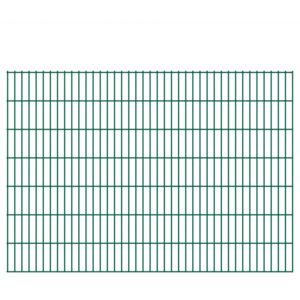 Panele ogrodzeniowe 2D z słupkami 2008x1430 mm 50 m Zielone