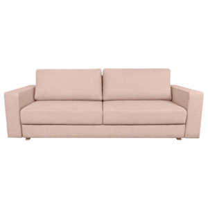 Różowa rozkładana sofa 3-osobowa Kooko Home Soul