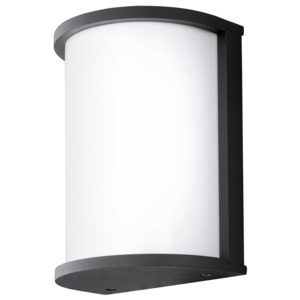 Eglo Lampa zewnętrzna ścienna LED DESELLA - antracyt, biały, odlew aluminiowy, tworzywo sztuczne