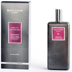 Spray zapachowy do wnętrz o zapachu wanilii i szafranu Bahoma London, 100 ml