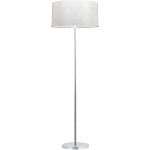 Lampa podłogowa Dolorita EGLO - biały, geometryczny abażur