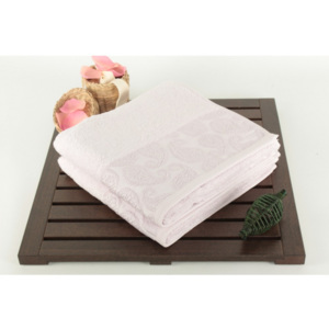 Zestaw 2 fioletowych ręczników Sal, 50x90 cm