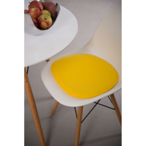 Poduszka na krzesło Side Chair żółta. D2Poduszka na krzesło Side Chair żółta