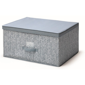 Niebieskie pudełko z pokrywką Cosatto Tweed, szerokość 60 cm