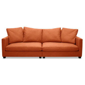 Pomarańczowa sofa 3-osobowa Vivonita Hugo