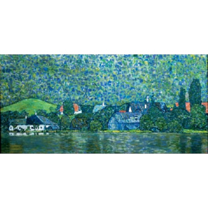 Reprodukcja Unterach on Lake Attersee Austria part, Gustav Klimt, (100 x 50 cm)