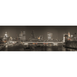 Plakat, Obraz Londyn - Skyline, (91,5 x 30 cm)