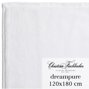 Christian Fischbacher Ręcznik kąpielowy duży 120 x 180 cm biały Dreampure, Fischbacher