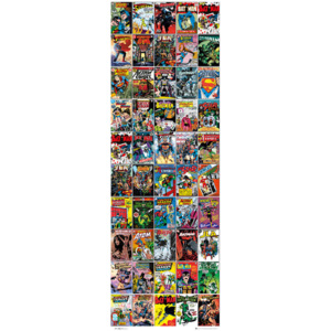 Plakat, Obraz Dc Comics - covers, (53 x 158 cm)