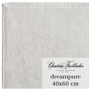 Christian Fischbacher Ręcznik dla gości duży 40 x 60 cm srebrny Dreampure, Fischbacher