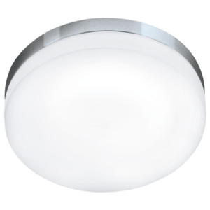 Plafon LAMPA sufitowa LORA 95001 Eglo szklana OPRAWA ścienna LED 16W okrągły KINKIET minimalistyczny do łazienki IP54 biały