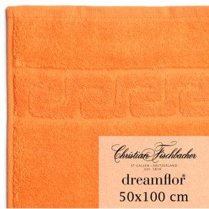 Christian Fischbacher Ręcznik 50 x 100 cm pomarańczowy Dreamflor®, Fischbacher