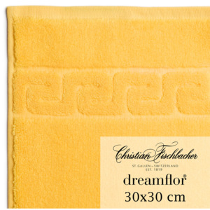 Christian Fischbacher Ręcznik do rąk / twarzy 30 x 30 cm żółty Dreamflor®, Fischbacher