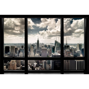 Plakat, Obraz Nowy Jork - window, (91,5 x 61 cm)